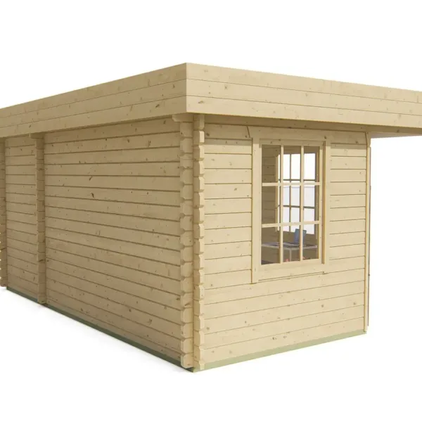 Blokhut - Tuinhuis Helge | 44 mm | vuren onbehandeld 5