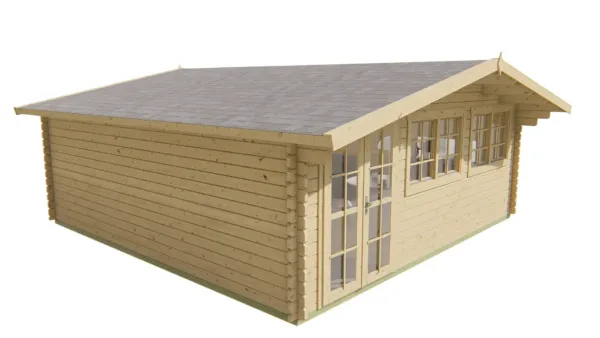 Blokhut - Tuinhuis Helle | 44 mm | vuren onbehandeld 4
