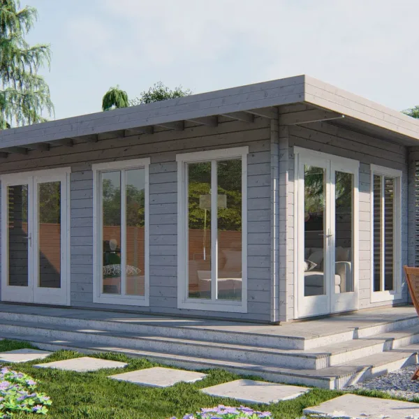 Blokhut - Tuinhuis Hildegard | 44 mm | vuren onbehandeld 2