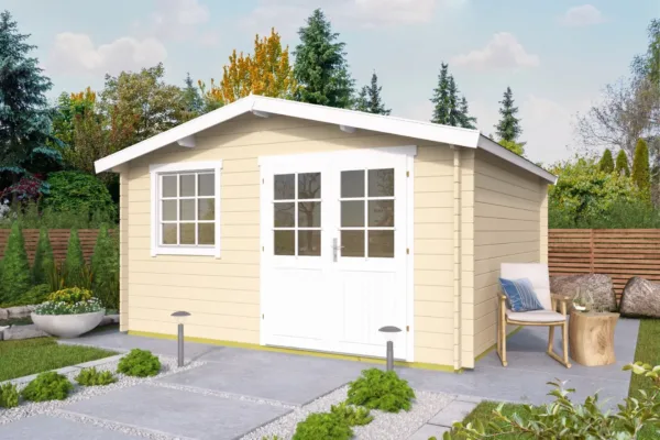 Blokhut - Tuinhuis Hugin | 34 mm | onbehandeld 2