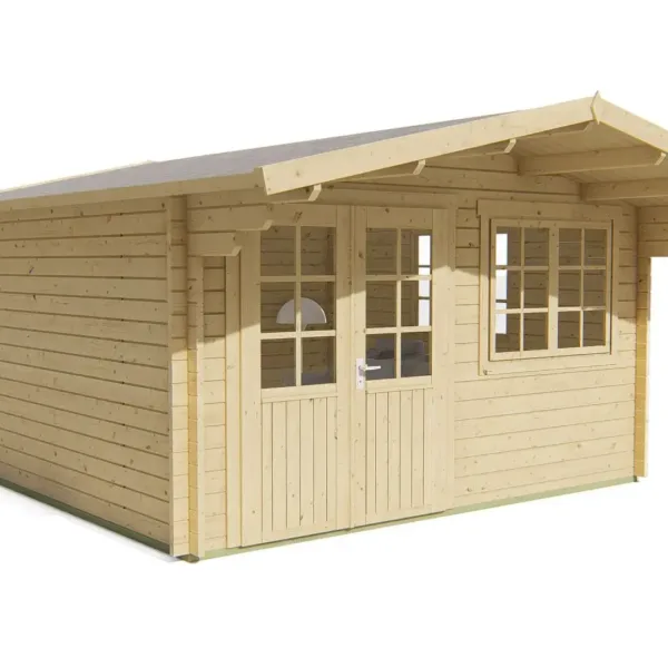Blokhut - Tuinhuis Inge | 44 mm | vuren onbehandeld 4
