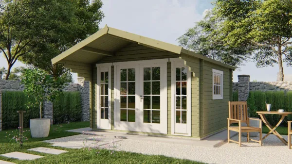 Blokhut - Tuinhuis Inglund | 44 mm | vuren onbehandeld 2