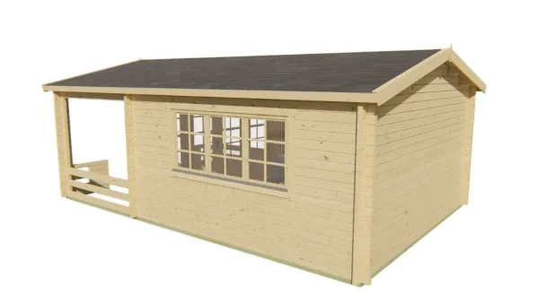 Blokhut - Tuinhuis Ipswich | 58 mm | vuren onbehandeld 5