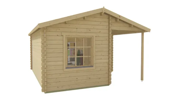 Blokhut - Tuinhuis Johan | 34 mm | vuren onbehandeld 7