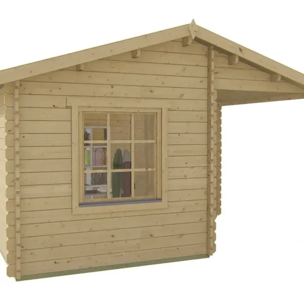 Blokhut - Tuinhuis Johan | 34 mm | vuren onbehandeld 7