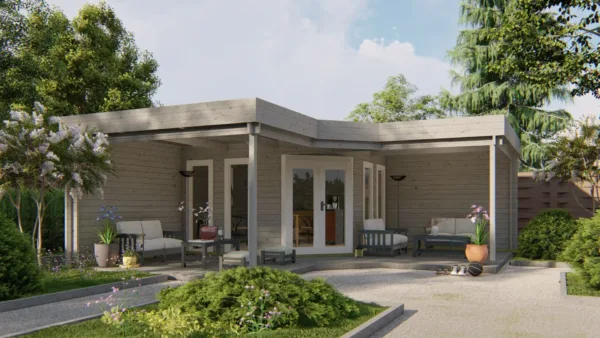 Blokhut - Tuinhuis Jutka | 44 mm | vuren onbehandeld 2