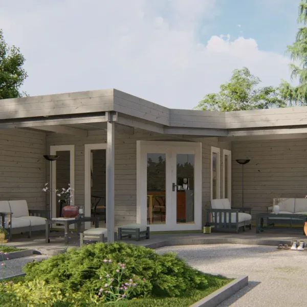 Blokhut - Tuinhuis Jutka | 44 mm | vuren onbehandeld 2