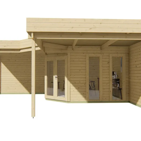 Blokhut - Tuinhuis Jutka | 44 mm | vuren onbehandeld 6