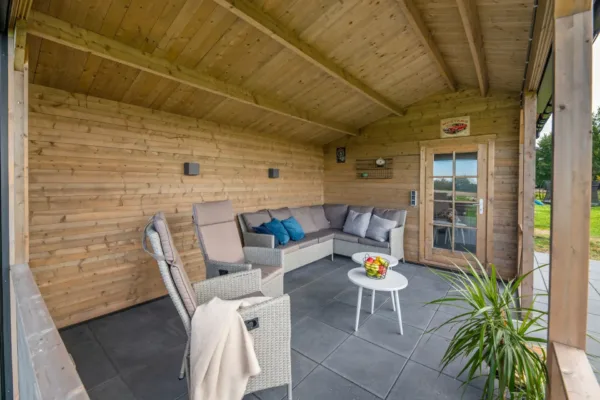 Blokhut - Tuinhuis Kukka | 40 mm | vuren onbehandeld 4