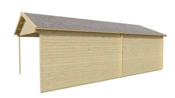 Blokhut - Tuinhuis Kwaspa | 44 mm | vuren onbehandeld 7