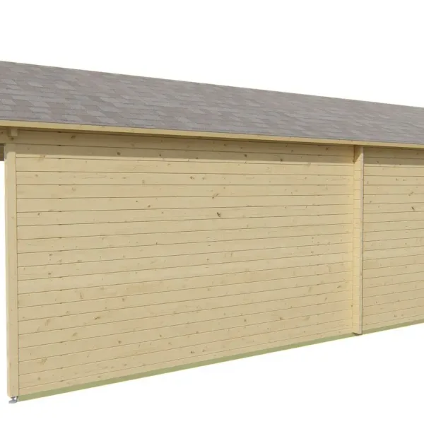 Blokhut - Tuinhuis Kwaspa | 44 mm | vuren onbehandeld 7