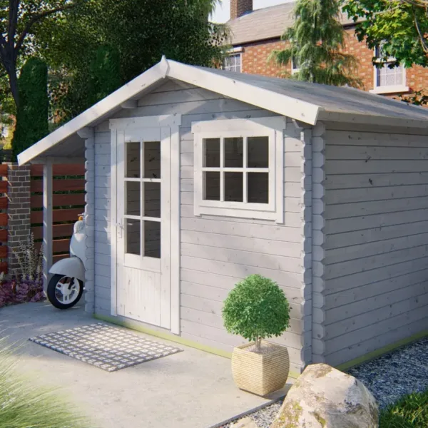 Blokhut - Tuinhuis Lars | 28 mm | vuren onbehandeld 2