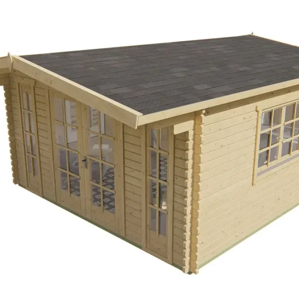 Blokhut - Tuinhuis Laula | 44 mm | vuren onbehandeld 4