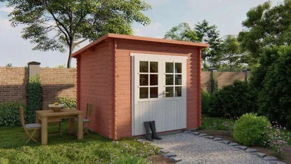 Blokhut - Tuinhuis Mila | 28 mm | vuren onbehandeld 2