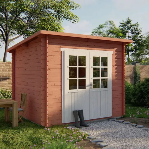 Blokhut - Tuinhuis Mila | 28 mm | vuren onbehandeld 2