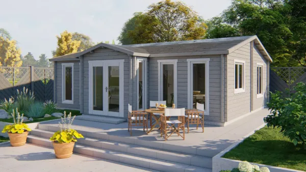Blokhut - Tuinhuis Mullingar | 70 mm | vuren onbehandeld 2