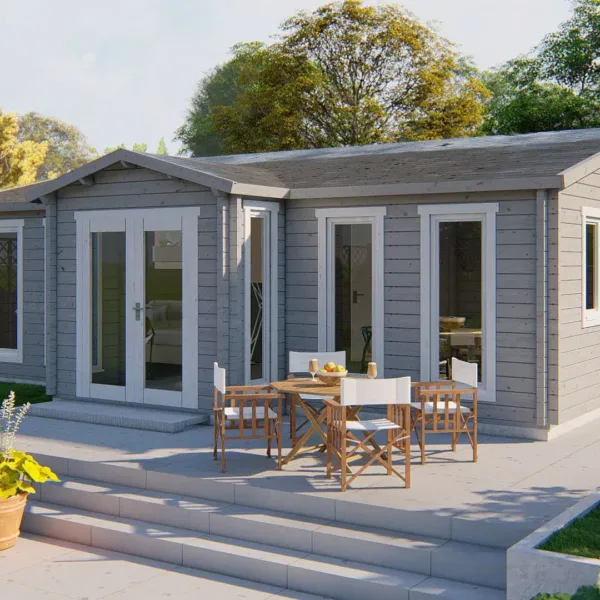 Blokhut - Tuinhuis Mullingar | 70 mm | vuren onbehandeld 2