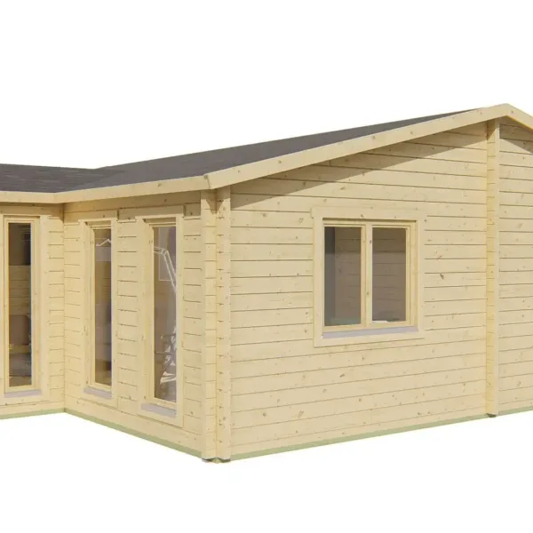 Blokhut - Tuinhuis Mullingar | 70 mm | vuren onbehandeld 4