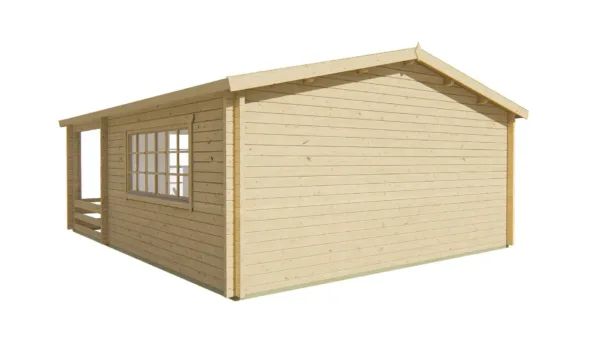 Blokhut - Tuinhuis Nottingham | 58 mm | vuren onbehandeld 5