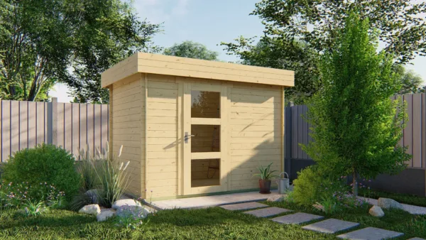 Blokhut - Tuinhuis Novalie | 19 mm | vuren onbehandeld 1