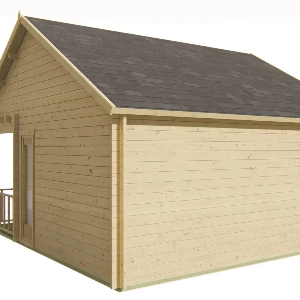 Blokhut - Tuinhuis Olaug | 44 mm | vuren onbehandeld 5