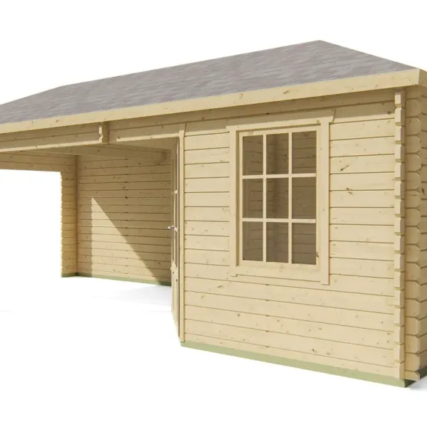 Blokhut - Tuinhuis Paiva | 44 mm | vuren onbehandeld 6