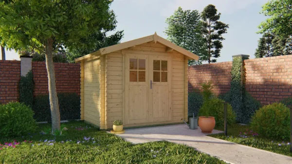 Blokhut - Tuinhuis Robert | 28 mm | vuren onbehandeld 1