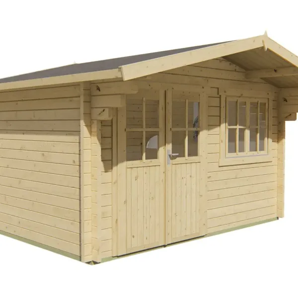 Blokhut - Tuinhuis Rorik | 58 mm | vuren onbehandeld 6