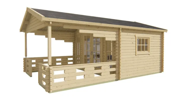 Blokhut - Tuinhuis Sanstrov | 44 mm | vuren onbehandeld 4