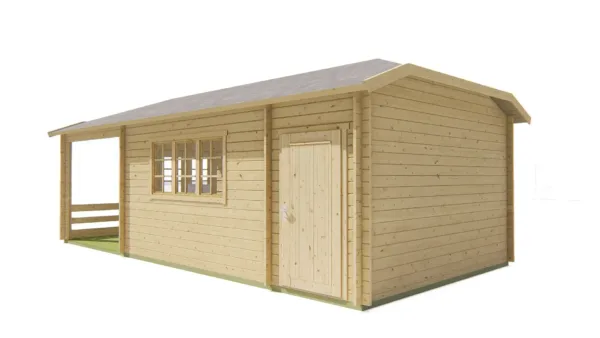 Blokhut - Tuinhuis Sibella | 44 mm | vuren onbehandeld 4