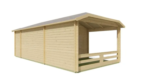 Blokhut - Tuinhuis Sibella | 44 mm | vuren onbehandeld 5