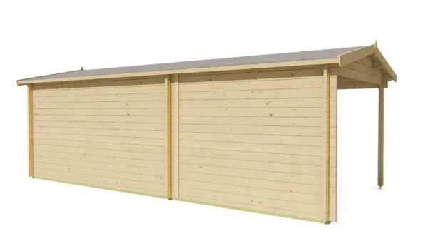 Blokhut - Tuinhuis Skeg | 44 mm | vuren onbehandeld 5