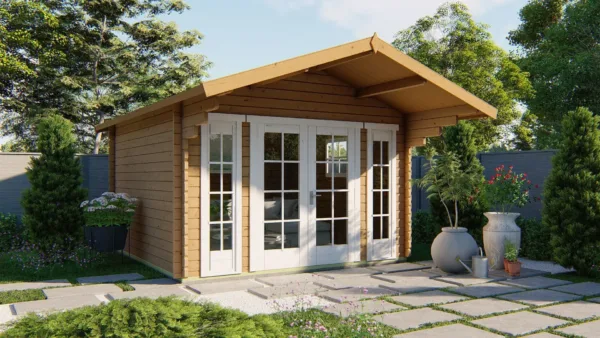 Blokhut - Tuinhuis Sören | 44 mm | vuren onbehandeld 2