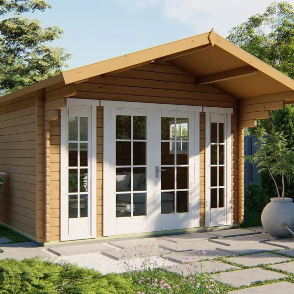 Blokhut - Tuinhuis Sören | 44 mm | vuren onbehandeld 2
