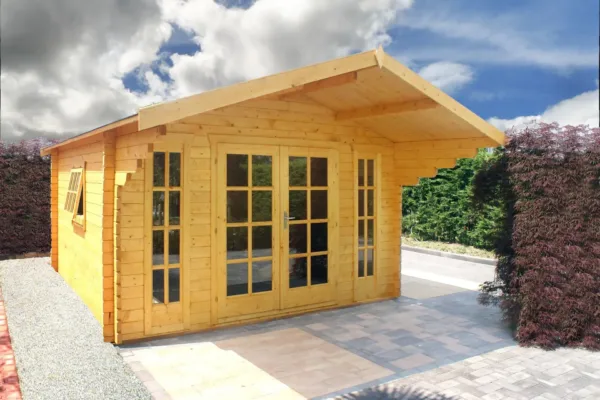 Blokhut - Tuinhuis Sören | 44 mm | vuren onbehandeld 3