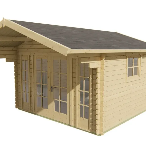 Blokhut - Tuinhuis Sören | 44 mm | vuren onbehandeld 6