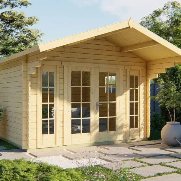 Blokhut - Tuinhuis Sören | 44 mm | vuren onbehandeld 1