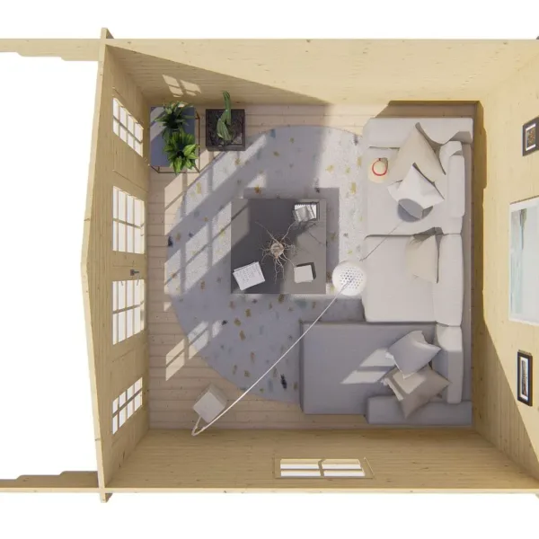 Blokhut - Tuinhuis Sören | 44 mm | vuren onbehandeld 8
