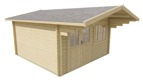 Blokhut - Tuinhuis Stian | 58 mm | vuren onbehandeld 4