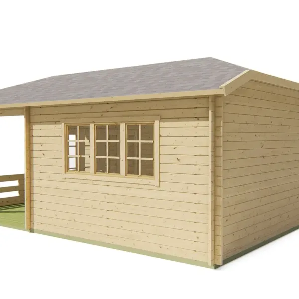 Blokhut - Tuinhuis Torkel | 44 mm | vuren onbehandeld 4