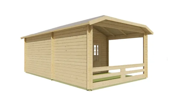 Blokhut - Tuinhuis Torkel | 44 mm | vuren onbehandeld 5