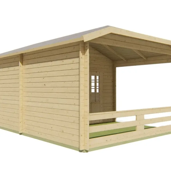 Blokhut - Tuinhuis Torkel | 44 mm | vuren onbehandeld 5