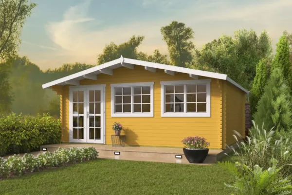 Blokhut - Tuinhuis Tova | 44 mm | vuren onbehandeld 2