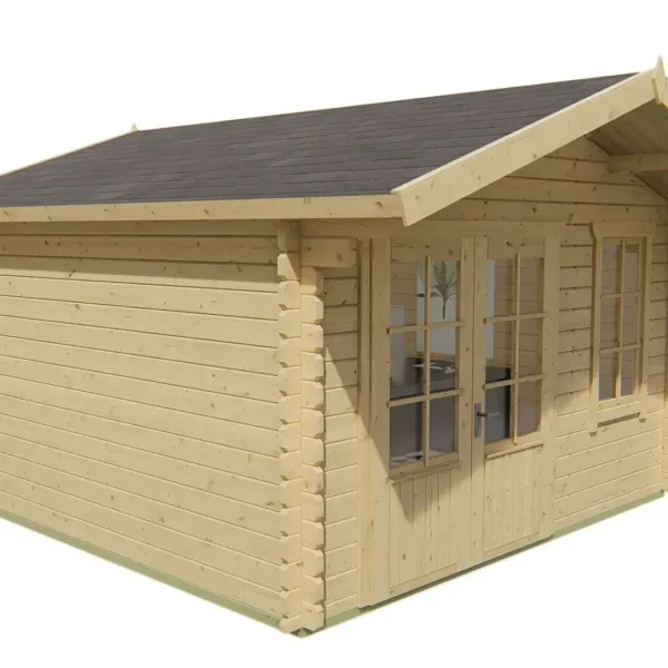 Blokhut - Tuinhuis Ulrik | 44 mm | vuren onbehandeld 6