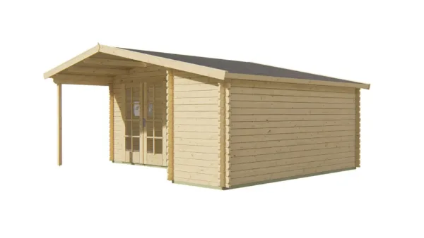 Blokhut - Tuinhuis Wolfgang | 44 mm | vuren onbehandeld 6