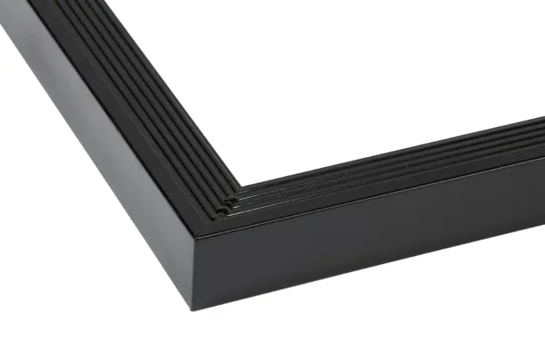 Blokhutaccessoires aluminium zwart Buitenhoek daktrim 4,5 x 4,5 x 50 cm 1