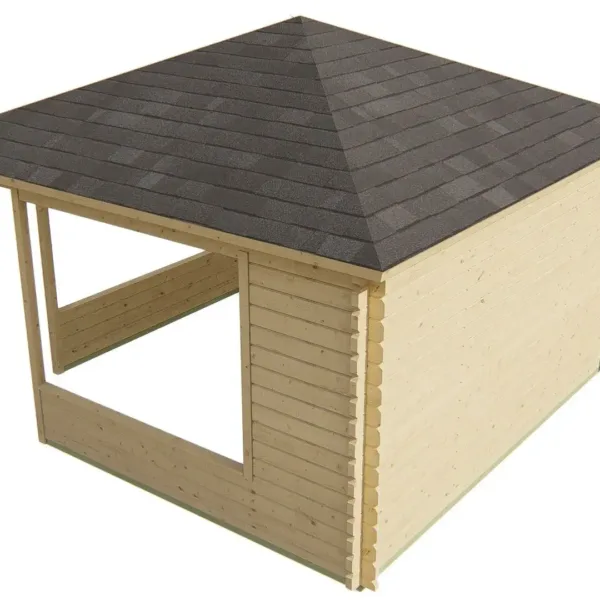 Blokhutprieel - Tuinhuis Marit | 44 mm | vuren onbehandeld 4