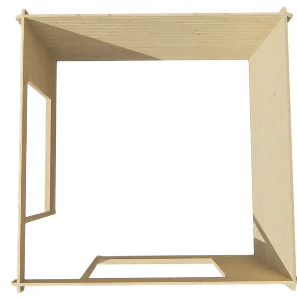 Blokhutprieel - Tuinhuis Marit | 44 mm | vuren onbehandeld 6