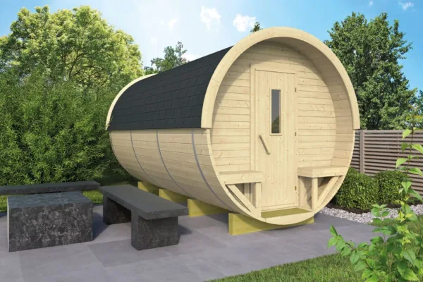 Campingbarrel | 28/42 mm | vuren onbehandeld 1