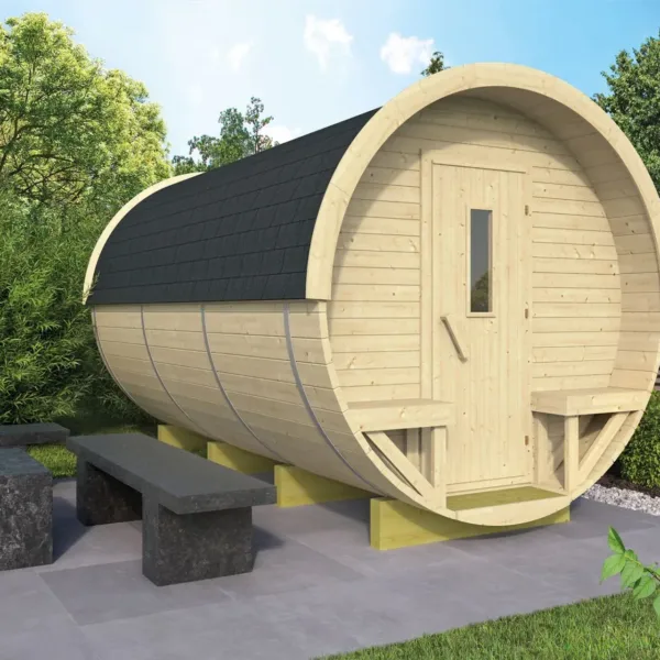 Campingbarrel | 28/42 mm | vuren onbehandeld 1